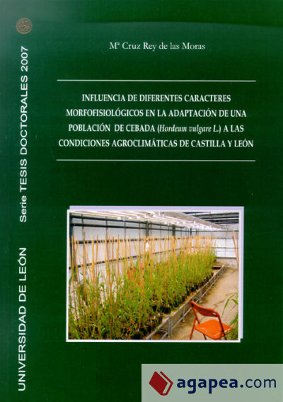 Influencia de diferentes caracteres morfofisiológicos en la adaptacion de una población de cebada a las condiciones agroclimaticas de Castilla y Leon