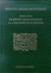 Portada de Prefacios de Benito Arias Montano a la Biblia Regia de Felipe II