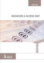 Portada de Iniciación a Access 2007