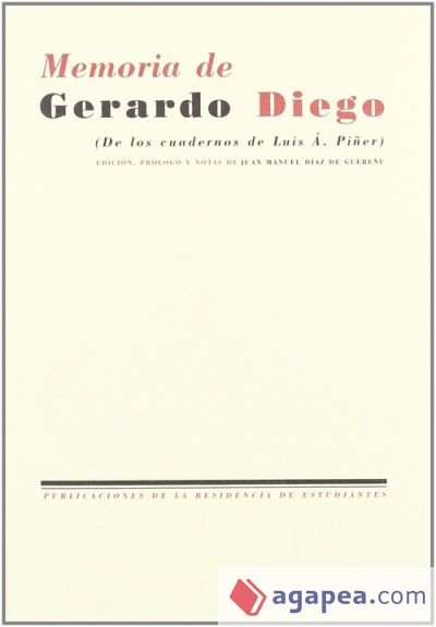 Luis Á. Piñer.Memoria de Gerardo Diego