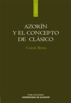 Portada de Azorín y el concepto de clásico (Ebook)