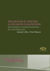 Portada de Encontrar el sentido a los datos cualitativos (Ebook)