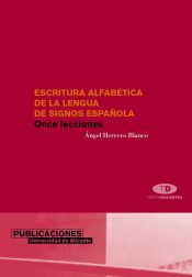 Portada de Escritura alfabética de la lengua de signos española (Ebook)