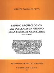 Portada de Estudio arqueológico del poblamiento antiguo de la Sierra de Crevillente (Alicante) (Ebook)