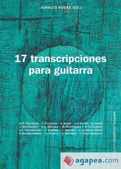 17 transcripciones para guitarra