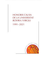 Portada de Honoris Causa de la Universitat Rovira i Virgili