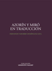 Portada de Azorín y Miró en traducción