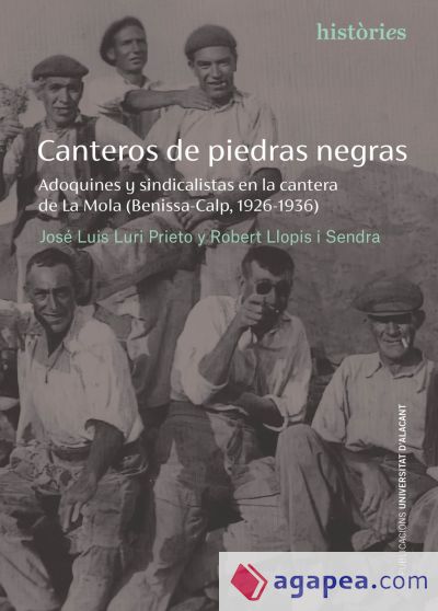 Canteros de piedras negras