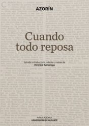 Portada de Cuando todo reposa