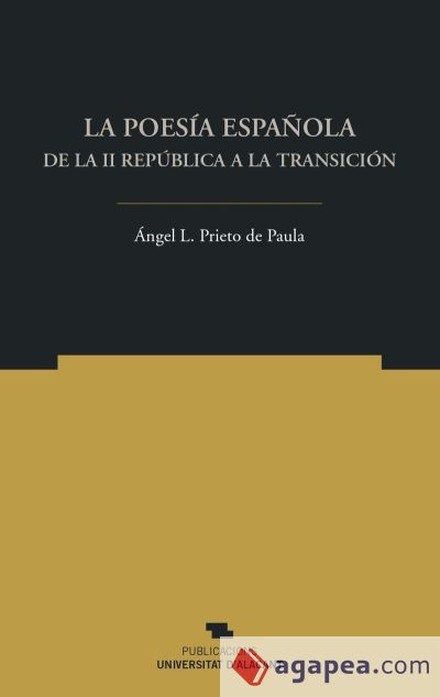 La poesía española. De la II República a la Transición