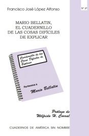 Portada de Mario Bellatin, el cuadernillo de las cosas difíciles de explicar