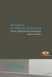 Portada de Mecánica de medios continuos para ingenieros geólogos