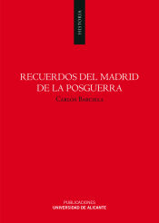 Portada de Recuerdos del Madrid de la posguerra