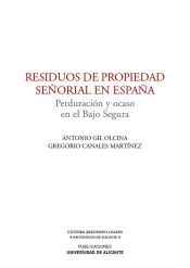 Portada de Residuos de propiedad se&ntilde;orial en Espa&ntilde;a