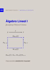 Portada de Àlgebra Lineal I