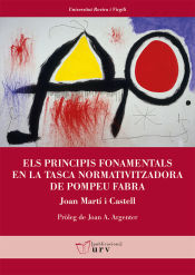 Portada de Els principis fonamentals en la tasca normativitzadora de Pompeu Fabra