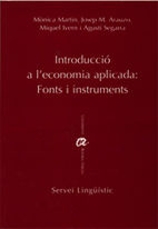 Portada de Introducció a l’economia aplicada: fonts i instruments