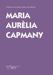 Portada de Maria Aur&egrave;lia Capmany