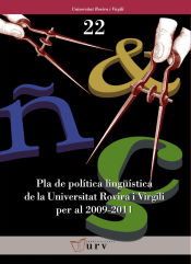 Portada de Pla de política lingüística de la URV per al 2009-2011