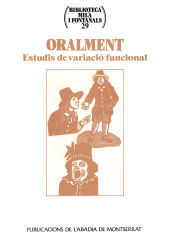 Portada de Oralment. Estudis de variació funcional