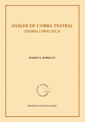 Portada de Anàlisi de l’obra teatral (teoria i pràctica)