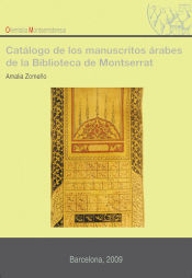 Portada de Catálogo de manuscritos árabes de la Biblioteca de Montserrat