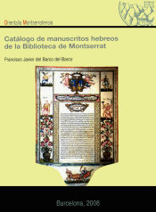 Portada de Catálogo de manuscritos hebreos de la Biblioteca de Montserrat