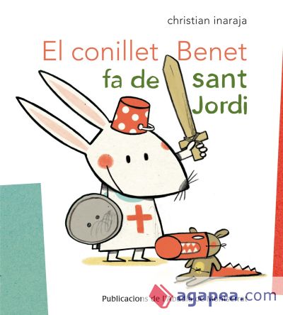 El conillet Benet fa de Sant Jordi