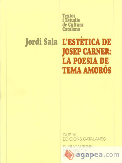 L'Estètica de Josep Carner: La poesia de tema amorós