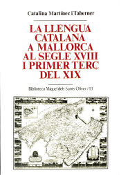 Portada de La llengua catalana a Mallorca al segle XVIII i primer terç del XIX