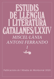 Portada de MISCEL·LÁNIA ANTONI FERRANDO 1