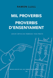 Portada de Mil proverbis. Proverbis d'ensenyament