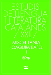 Portada de Miscel·lània Joaquim Rafel, 1