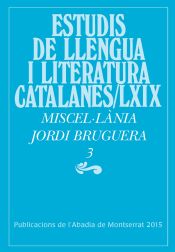 Portada de Miscel·lània Jordi Bruguera, 3