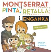 Portada de Montserrat pinta, retalla i enganxa