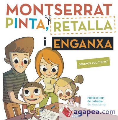 Montserrat pinta, retalla i enganxa