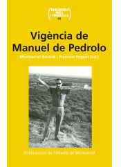 Portada de Vigència de Manuel de Pedrolo