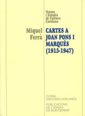 Portada de Cartes a Joan Pons i Marquès (1915-1947)