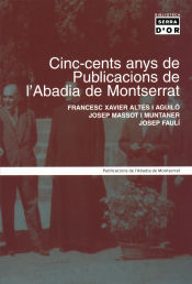 Portada de Cinc-cents anys de Publicacions de l'Abadia de Montserrat