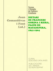 Portada de Dietari de Francesc Gorina i Riera, pagés de Matadepera, 1841-1904