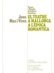 Portada de El teatre a Mallorca a l'època romàntica