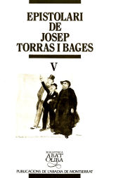Portada de Epistolari de Josep Torras i Bages, vol. V