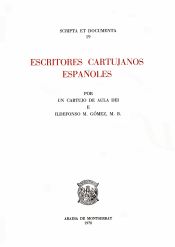 Portada de Escritores cartujanos españoles
