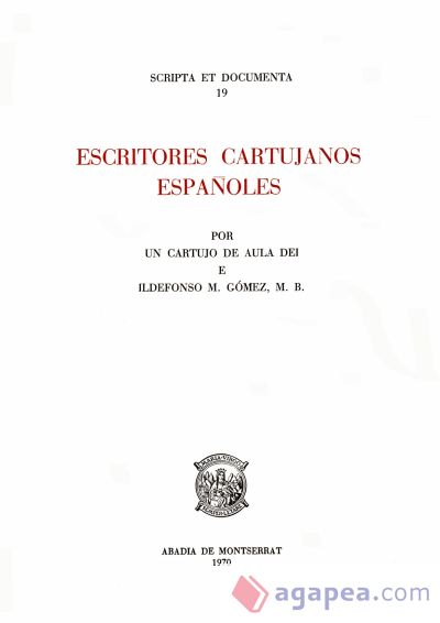 Escritores cartujanos españoles