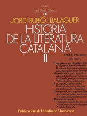 Portada de Història de la literatura catalana II