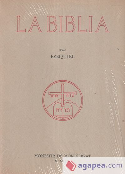 La Bíblia de Montserrat, Volum 15-I. Ezequiel -Fil