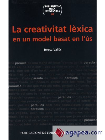 La creativitat lèxica en un model basat en l'ús