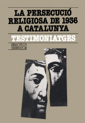 Portada de La persecució religiosa de 1936 a Catalunya