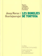 Portada de Les Homilies de Tortosa