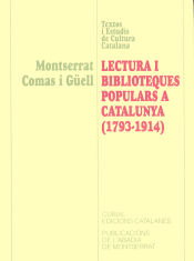 Portada de Lextura i biblioteques populars a Catalunya (1793-1914)